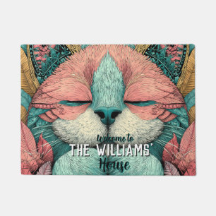 Tapete de Gato Felino Boho