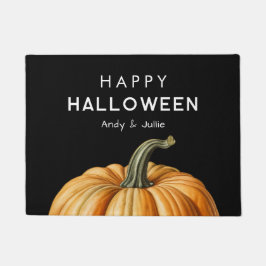 Tapete de Halloween com abóbora grande