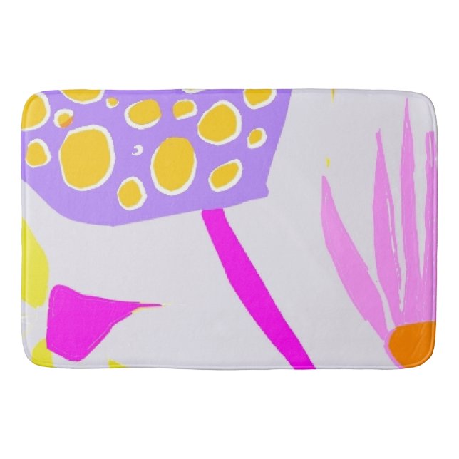 tapete de ilustração botânica bucal (Frente)