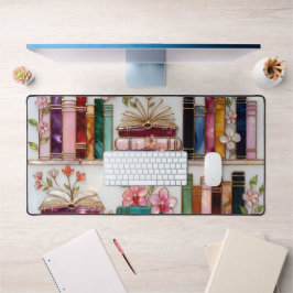 Tapete de Mesa Amante de Livros | Mouse Pad de Pra
