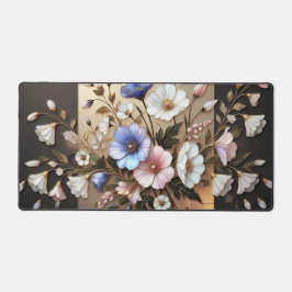 Tapete de Mesa Floral Elegante Luxo Mouse Pad Botâ