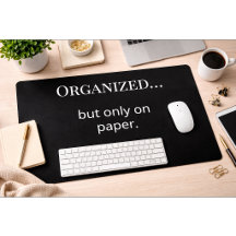 Tapete de Mesa Minimalista Engraçado Humor de Escr