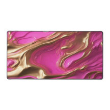 Tapete de Mesa - Rosa & Dourado
