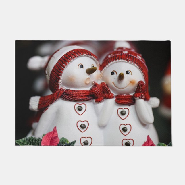 Tapete de Natal, Boneco de Neve (Frente)