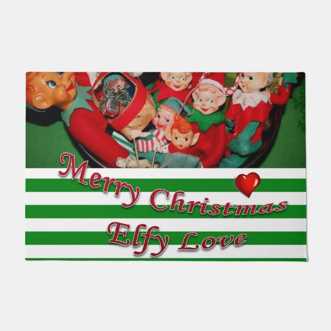 Tapete de Natal, Elfo (Frente)