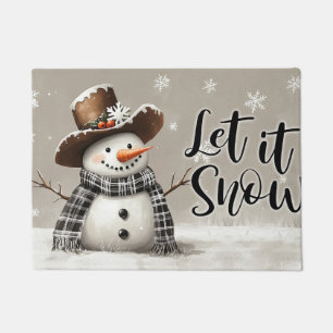 Tapete de Natal Let It Snow – Boas-vindas Festivas
