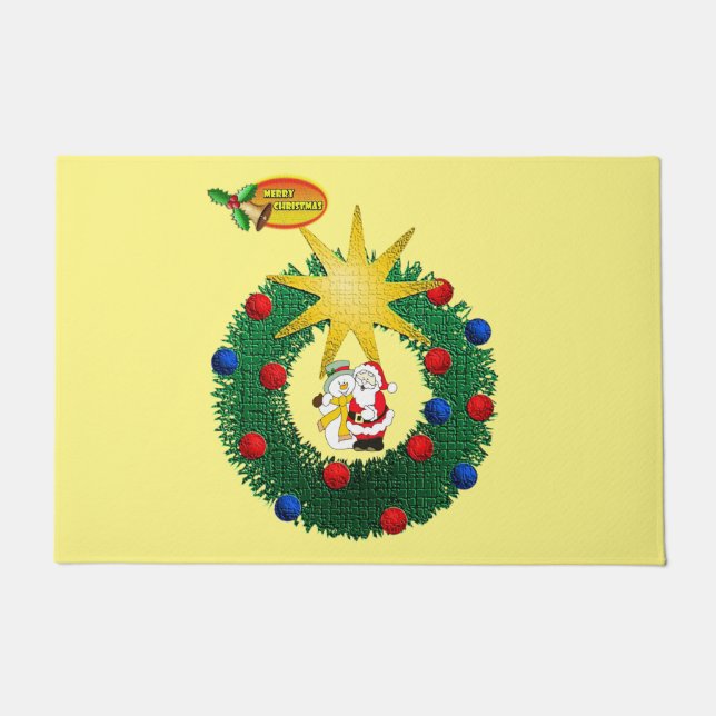 Tapete de Natal, Papai Noel (Frente)