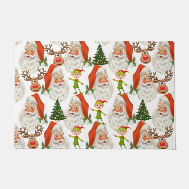 Tapete de Natal, Papai Noel (Frente)