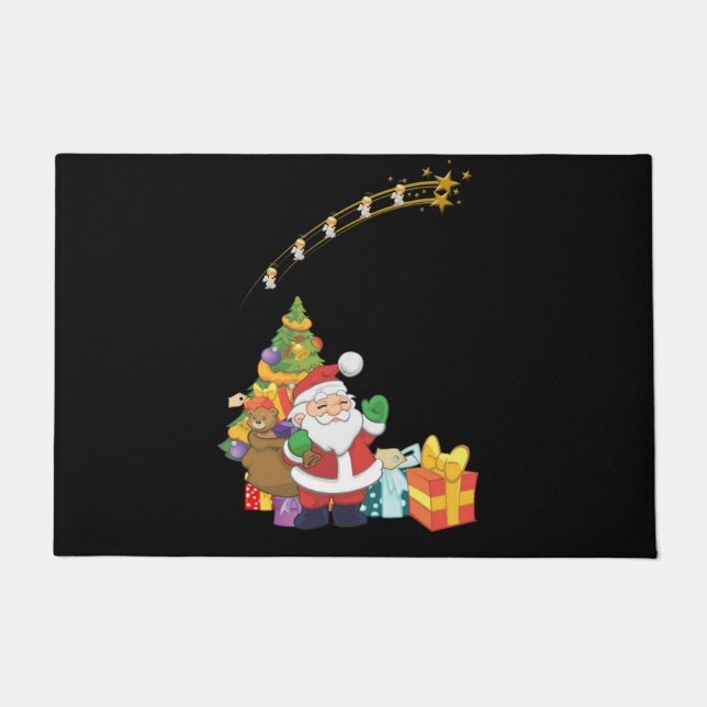 Tapete de Natal, Papai Noel (Frente)