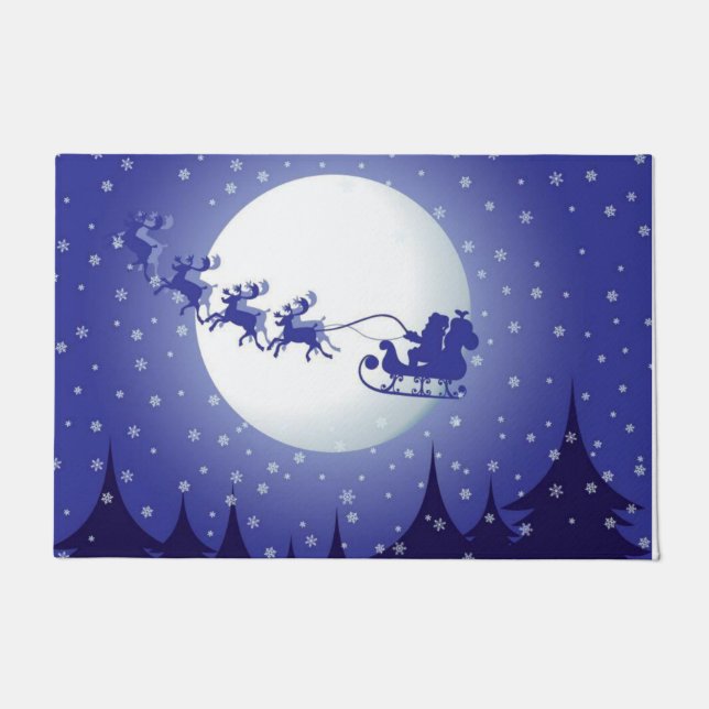 Tapete de Natal, Papai Noel (Frente)