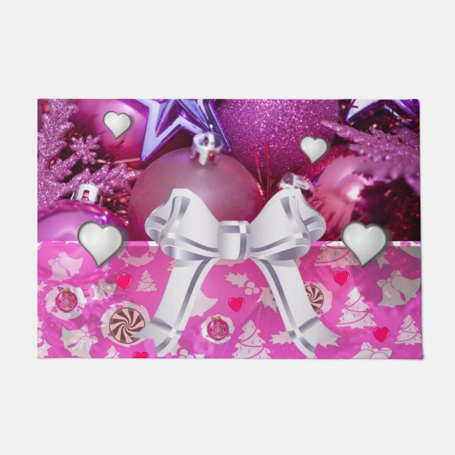 Tapete de Natal para Porta (Frente)