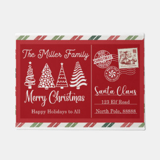 Tapete de Natal Santa Pare Aqui – Divertido Festiv