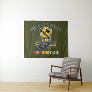 Tapete De Parede 1ª Divisão de Cavalaria Air Cav Vietnã