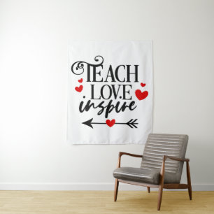 Tapete De Parede 1/2 Ensinar Amor inspira professores de jardim de 