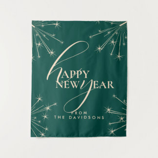 Tapete De Parede 2026 Happy New Year Modern Festive Typography