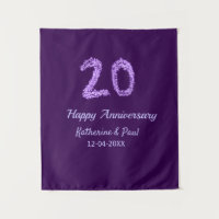 20 feliz aniversário adicionar nome do casal data 