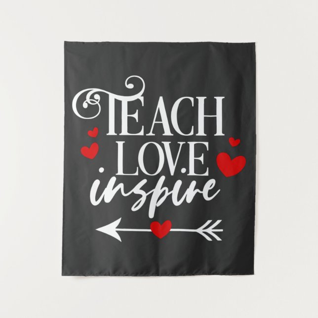 Tapete De Parede 2/2 Ensinar Amor inspira professores de jardim de  (Frente)