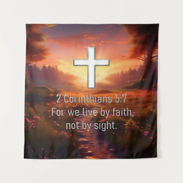 Tapete De Parede 2 Corintianos 5:7 (Frente)