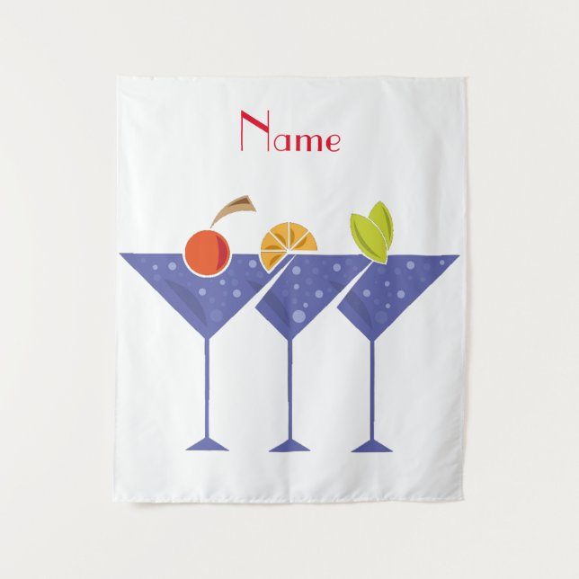 Tapete De Parede 3 Cocktails Martini Thunder_Cove (Frente)