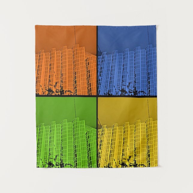 Tapete De Parede 4 Edifícios (Frente)