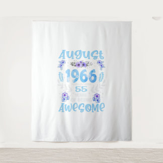 Tapete De Parede 55 Years Old Vintage 1966 August Girl 55th Birthda