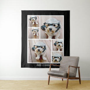 Tapete De Parede 6 Colagem de Fotografias Texto Opcional — fundo pr