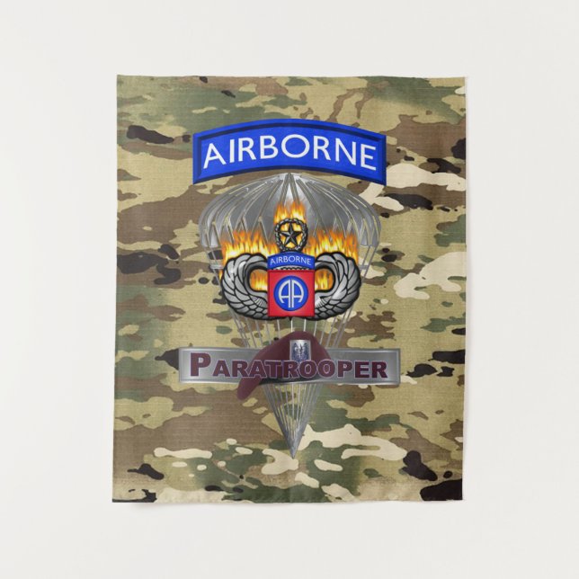 Tapete De Parede 82ª Divisão Aerotransportada  (Frente)