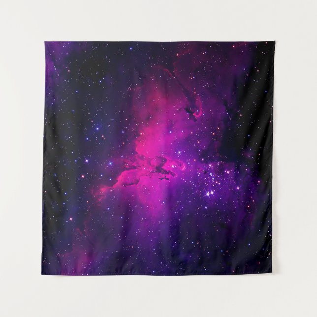 Tapete De Parede A beautiful, bright space nebula. background,abstr (Frente)