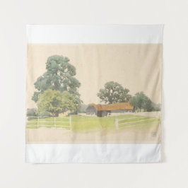 Tapete De Parede A Bedfordshire Farmyard (século XIX)