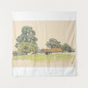 Tapete De Parede A Bedfordshire Farmyard (século XIX)