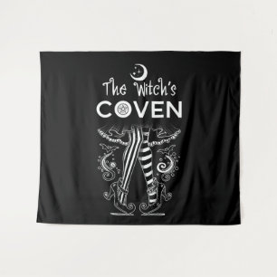 Tapete De Parede A Coven da Bruxa Pernas Bruxas Halloween