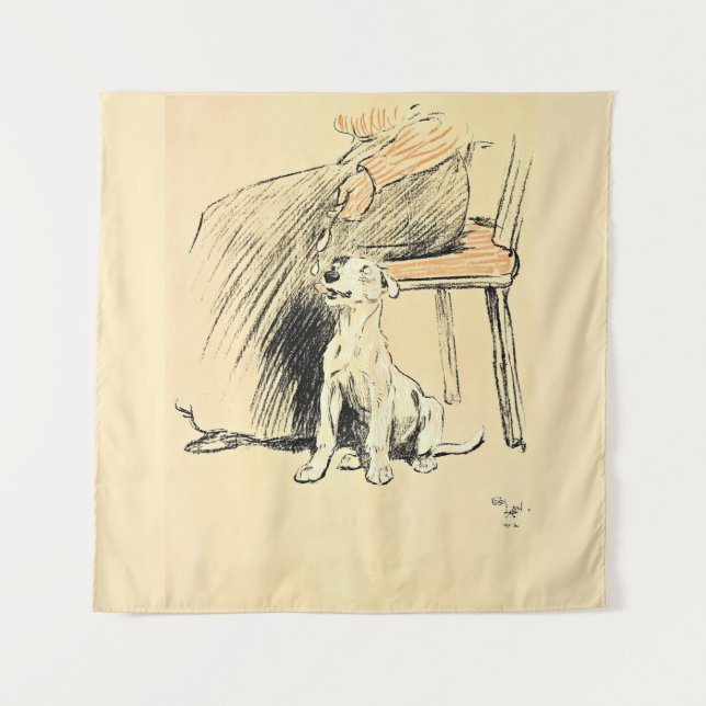 Tapete De Parede A Dog Day Pl 12 (1902) Cecil Charles Windsor (Frente)