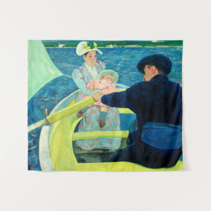 Tapete De Parede A Festa Barco de Mary Cassatt