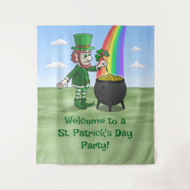 Tapete De Parede A Festa do Dia de São Patrício dos Leprechauns
