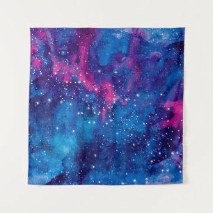 Tapete De Parede A galáxia espacial aquarela céu noturno com estr