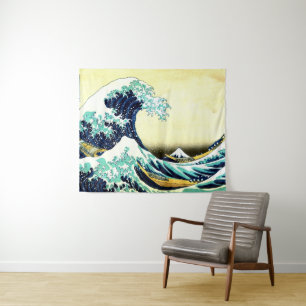 Tapete De Parede A grande onda fora de Kanagawa (神奈川沖浪裏