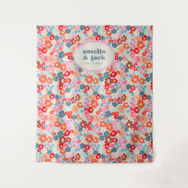 Tapete De Parede A Joy Bright Bold Floral Casamento Sangrento