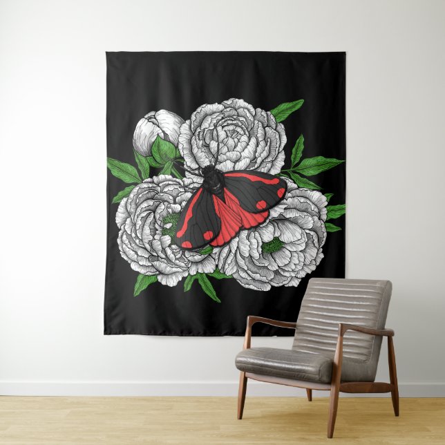 Tapete De Parede A mariposa cinabar (In Situ)