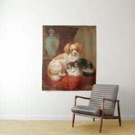 Tapete De Parede A Melhor Pintura dos Amigos de Henriëtte Ronner Kn