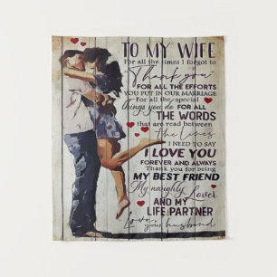 Tapete De Parede À Minha Esposa Presente Citações de Amor Pres