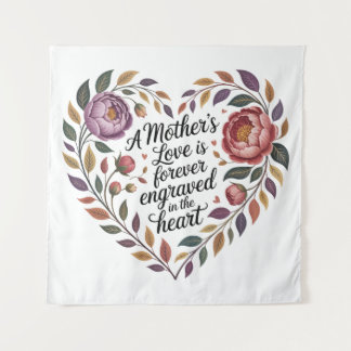 Tapete De Parede A Mother's Love Is Forever Engraved In The Heart
