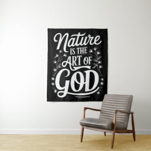 Tapete De Parede A natureza é a arte do Design inspirador de Deus