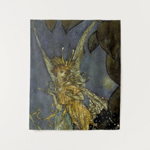 Tapete De Parede “A Rainha das Fadas” por Edmund Dulac