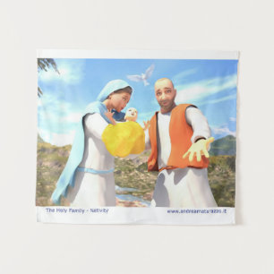 Tapete De Parede A Santa Família - Natividade