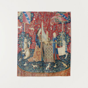 Tapete De Parede A Senhora e o Unicórnio, Audição