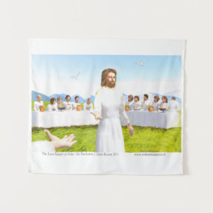 Tapete De Parede A Última Ceia de Jesus - Eucaristia