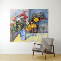 A vida com flores em um vaso, Paul Cezanne