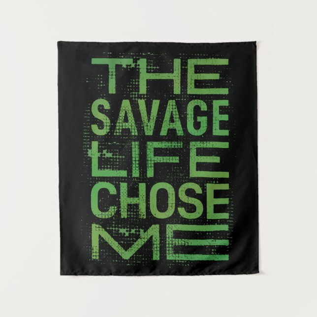 Tapete De Parede A vida selvagem me escolheu (Frente)