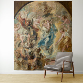 Tapete De Parede A Virgem como Mulher do Apocalipse | Rubens |