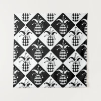 Abacaxi estilizado. Chapéu e Rhombus Harlequin. Ma